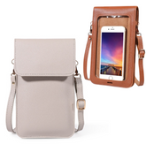 Touch Screen Ladies Cell Phone Wallet PU Leather