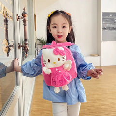 Red Adorable Hello Kitty Backpack for Children 4093-1 GALAXY BAGS