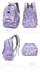 Kids and Women Backpack With Special Gradient Decorative Design MS17 GALAXY BAGS
