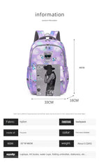 Kids and Women Backpack With Special Gradient Decorative Design MS17 GALAXY BAGS