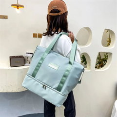 Dark Blue Travel Duffel Bag for Men & Women 4039 GALAXY BAGS