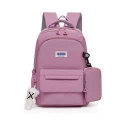 Stylish Backpack With Pouch For Kids and Women 8039 GALAXY BAGS