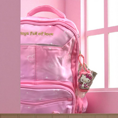 Hello Kitty Pink Backpack for Girls – Cute School Bag | Days Full of Love Edition | HD0008 ( Best For Playgroup to 3rd Class)