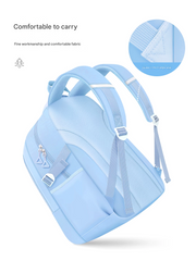 Kids School Backpack with Cartoon Pins & Multiple Compartments HD0020