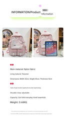 Schoolbag Japanese Large Capacity High School Student College Student Backpack ZK410