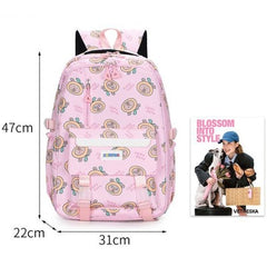 Large Capacity Cartoon Backpack for Junior High School and High School Schoolbag ZK434