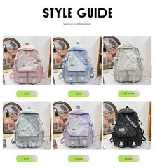 Schoolbag Japanese Large Capacity High School Student College Student Backpack ZK410