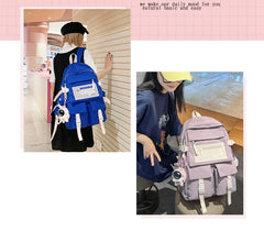 New Fashionable Backpack for Junior High School Students, College Students, Girls ZK411