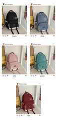 New Style Simple Women's Backpack Large Capacity Korean Style Male Junior High School ZK422