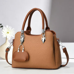 Handbag with KeyChain– Stylish Shoulder & Crossbody Bag for Women 9902-8