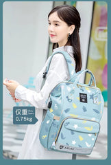Harry Baby Diaper Bag – Cute Print | Multi-Compartment Baby Backpack HD003