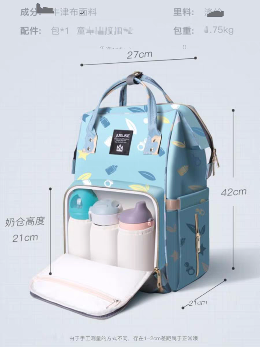 Harry Baby Diaper Bag – Cute Print | Multi-Compartment Baby Backpack HD003