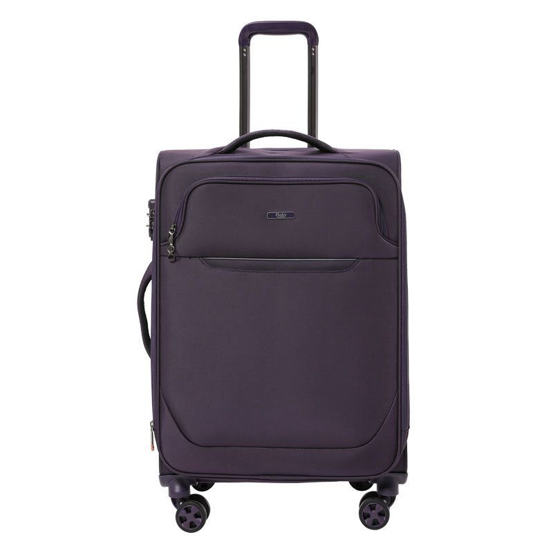 Purple  Goby London Carry-On Luggage Suitcase 3Pcs Sets On Wheels Oxford Luggage 3006 GALAXY BAGS