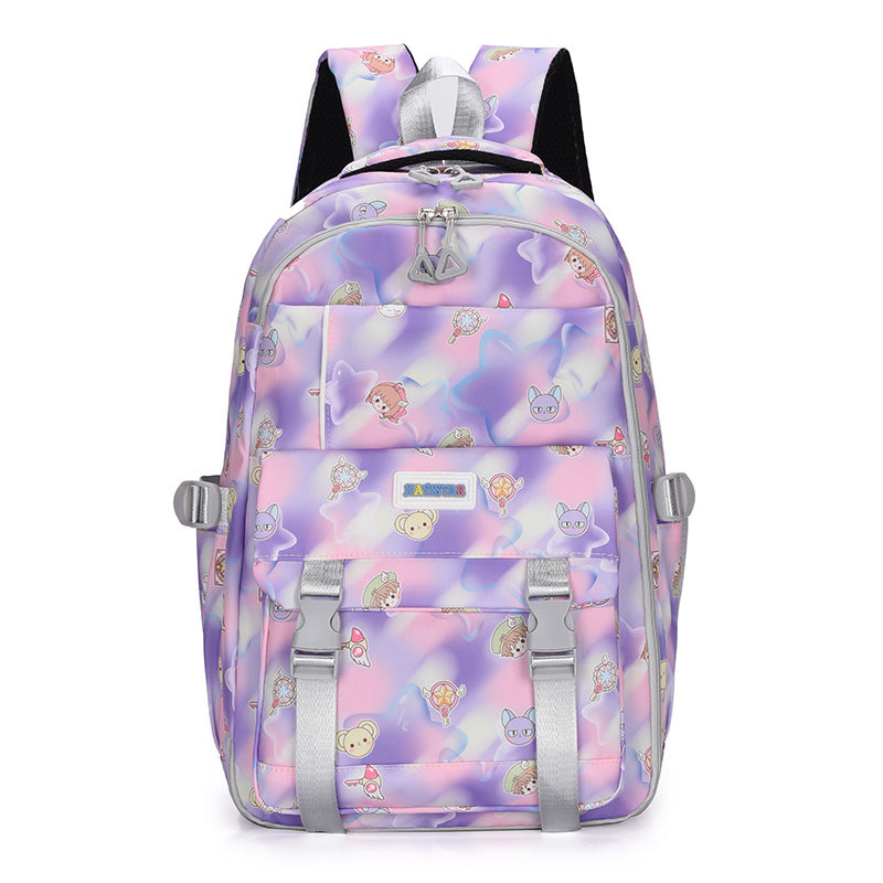 Schoolbag for primary and secondary school students women's high-value multi-functional backpack ZK429