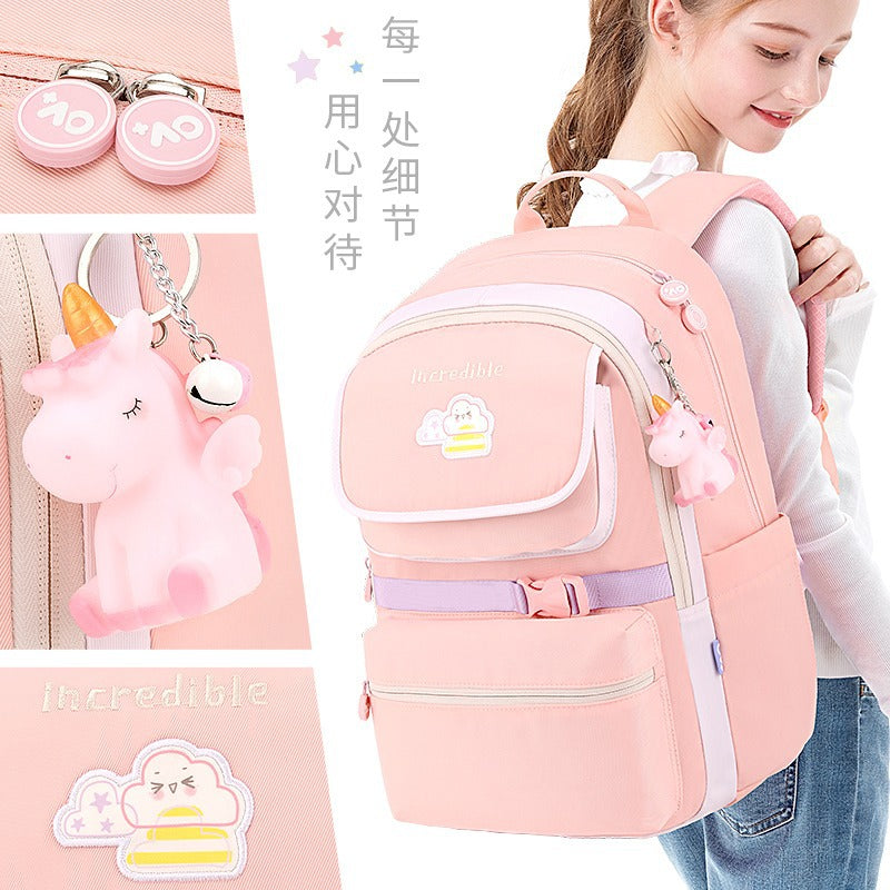Incredible Kids School Backpack | Stylish & Spacious for Girls & Boys HD0026 ( Best For Playgroup to 3rd Class)