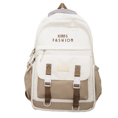 Elementary School, Junior High School, High School, and University, Large-Capacity Backpacks, Simple Backpacks for Women ZK409