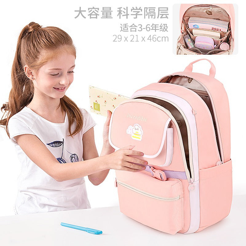 Incredible Kids School Backpack | Stylish & Spacious for Girls & Boys HD0026 ( Best For Playgroup to 3rd Class)