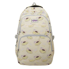 Junior High School Student Schoolbag Cartoon Print High-Looking Sweet Girl Backpack Multi-Layer ZK433