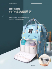 Harry Baby Diaper Bag – Cute Print | Multi-Compartment Baby Backpack HD003