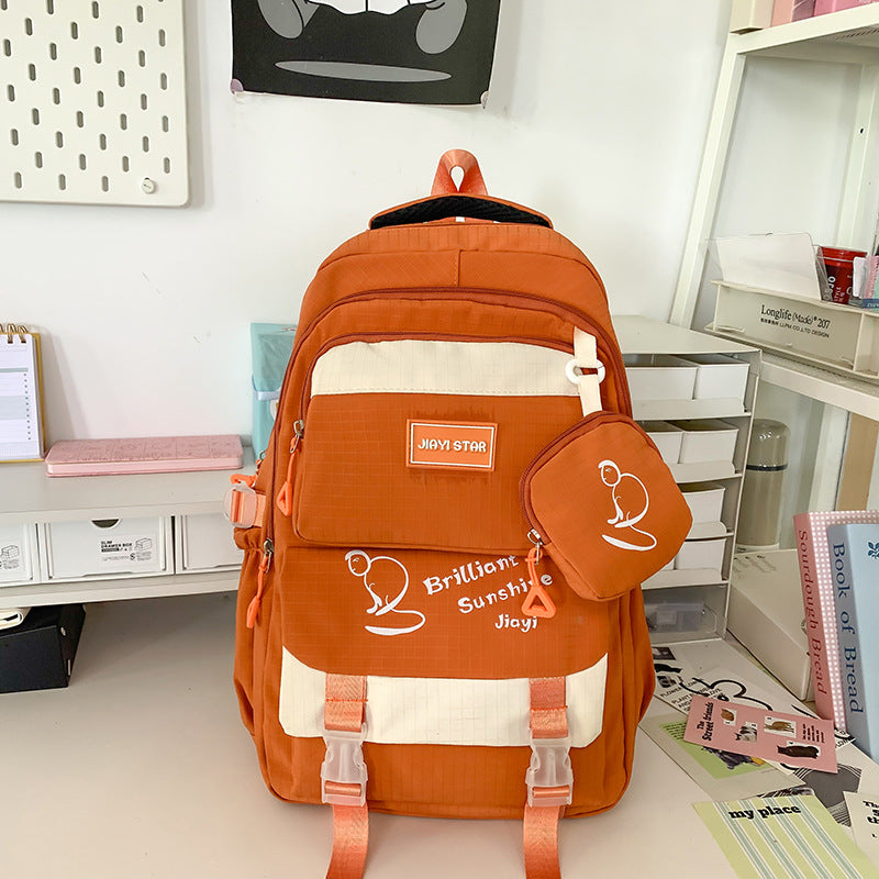 New Style Middle School Student Schoolbag for Reducing the Weight ZK421