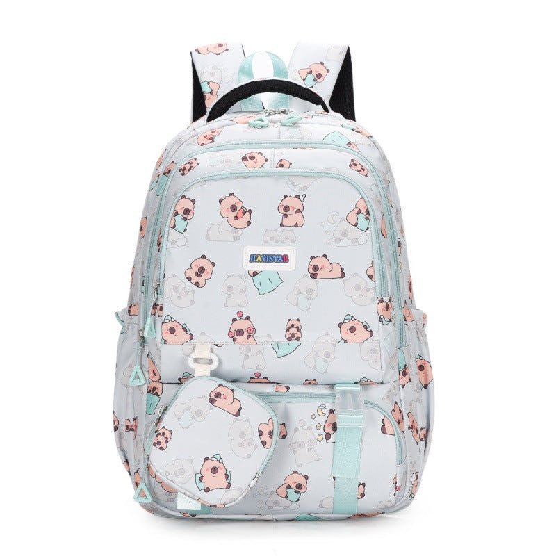 Junior High School Student Schoolbag Extra Large Capacity Backpack, Lightweight Backpack ZK424