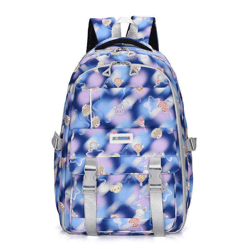 Schoolbag for primary and secondary school students women's high-value multi-functional backpack ZK429