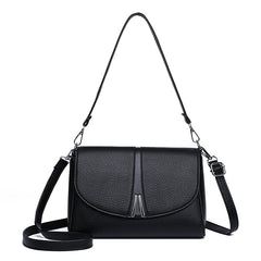 New Large Capacity Fashionable Simple Women's Single Shoulder Bag Soft Leather 851-9839