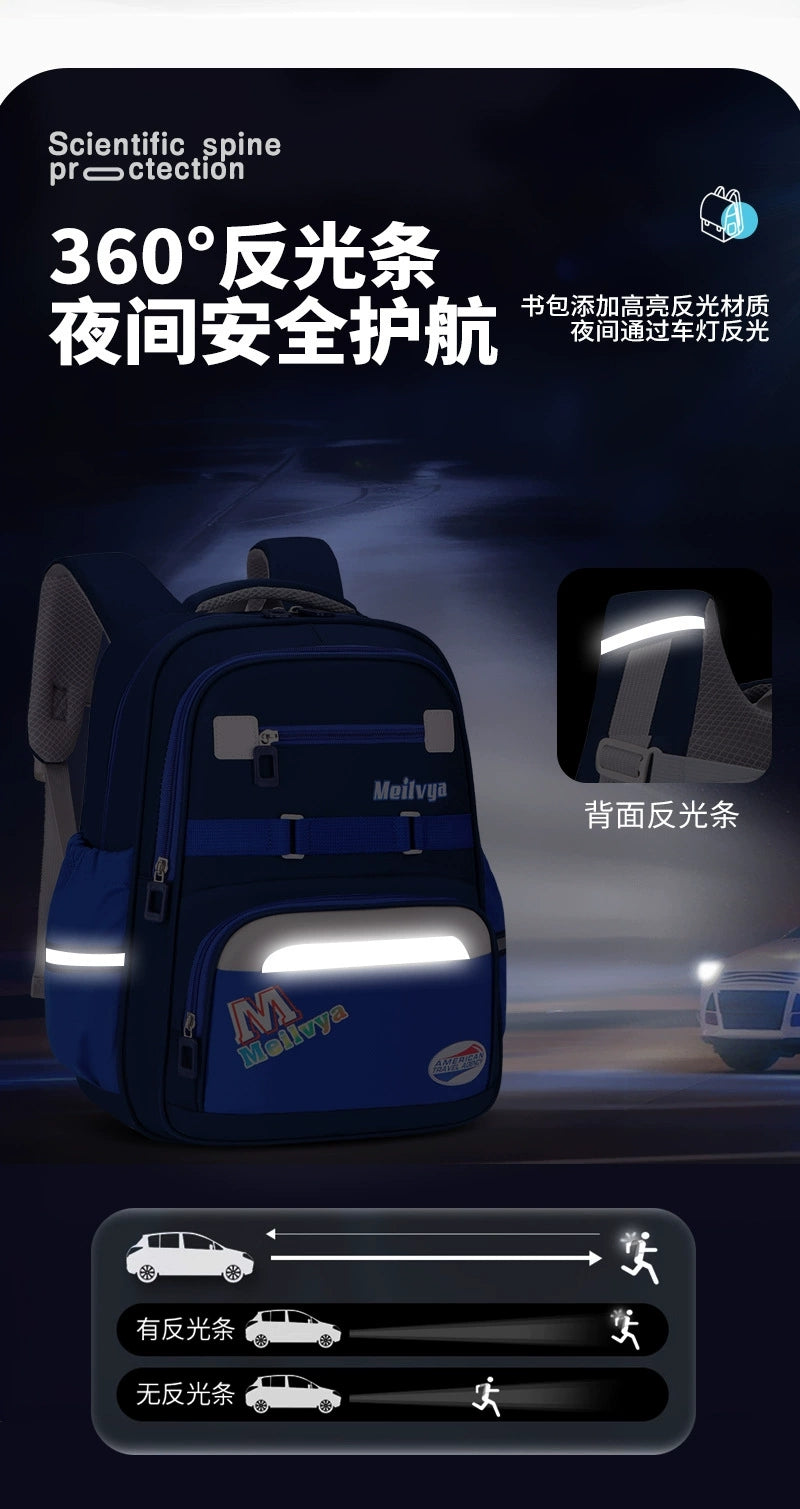 Premium Kids Backpack – Durable & Spacious School Bag for Little Explorers | Trendy & Comfortable ( Best For Playgroup to 3rd Class)