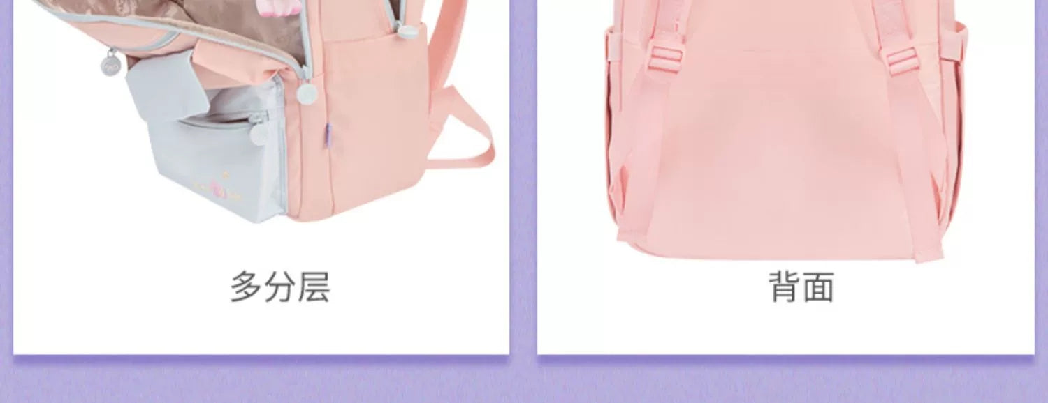 Kids' School & Sports Backpack - Cute Unicorn Design, Durable & Lightweight HD0030 ( Best For Playgroup to 3rd Class)