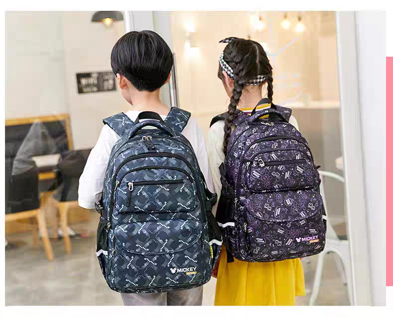 Kids' Blue Cartoon Backpack for Girls - Spacious School & Daypack  HD11796  ( Best For Playgroup to 3rd Class)