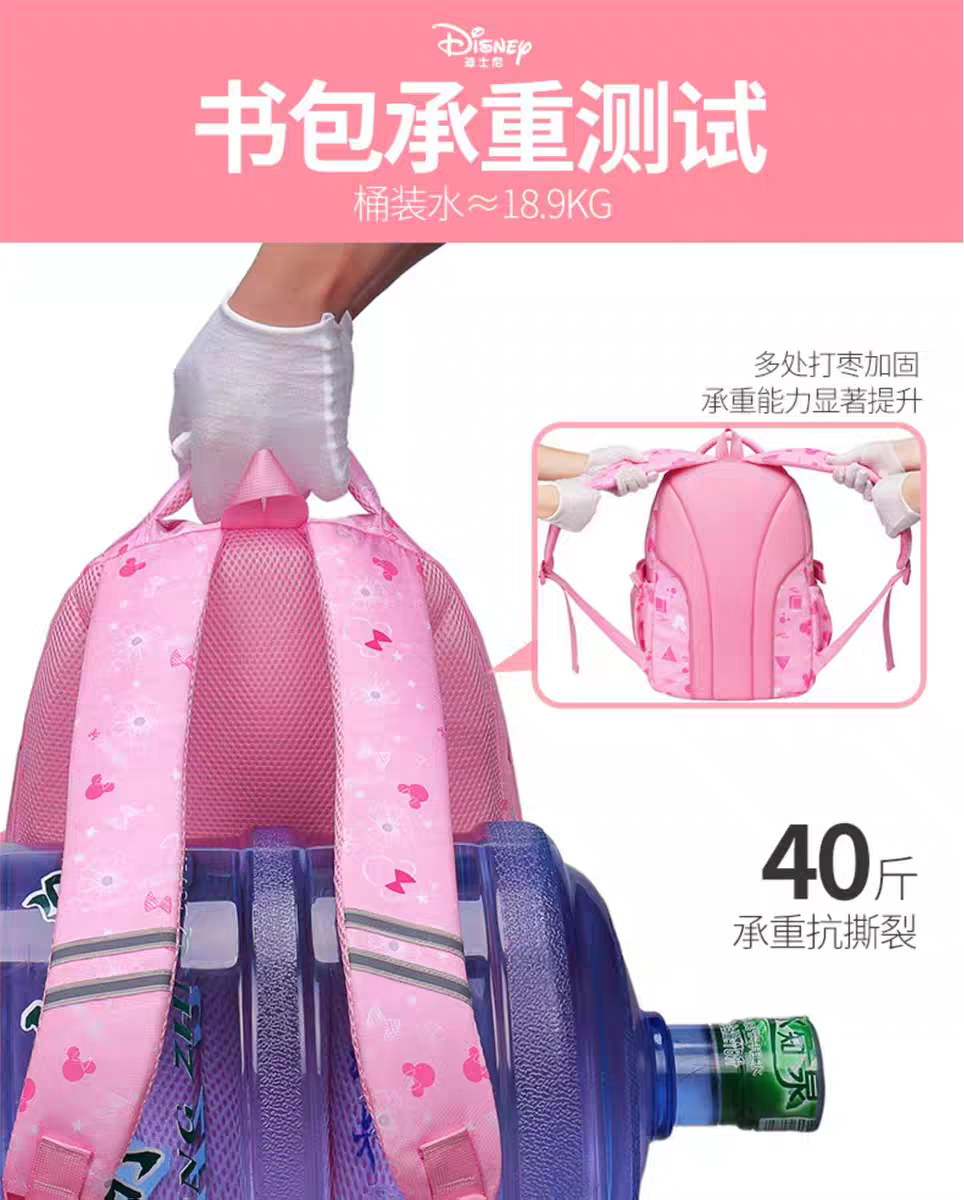 Kids' Blue Cartoon Backpack for Girls - Spacious School & Daypack  HD11796  ( Best For Playgroup to 3rd Class)