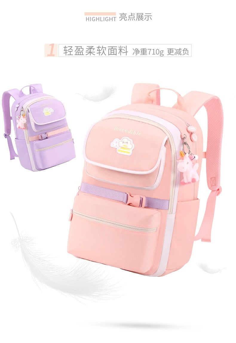 Incredible Kids School Backpack | Stylish & Spacious for Girls & Boys HD0026 ( Best For Playgroup to 3rd Class)