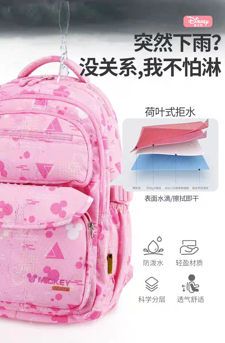 Kids' Blue Cartoon Backpack for Girls - Spacious School & Daypack  HD11796  ( Best For Playgroup to 3rd Class)