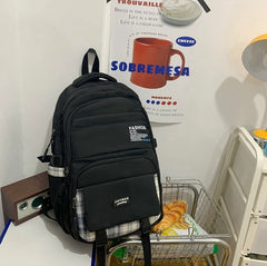 New Large Capacity Student Schoolbag Korean Style Artistic Junior High School Student Backpack ZK423