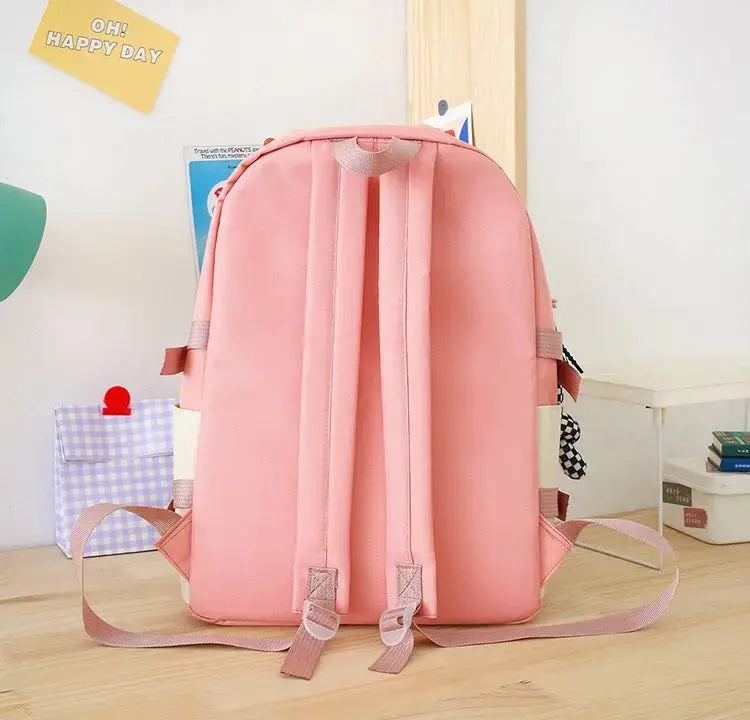 White Backpack For Girls 4240 GALAXY BAGS