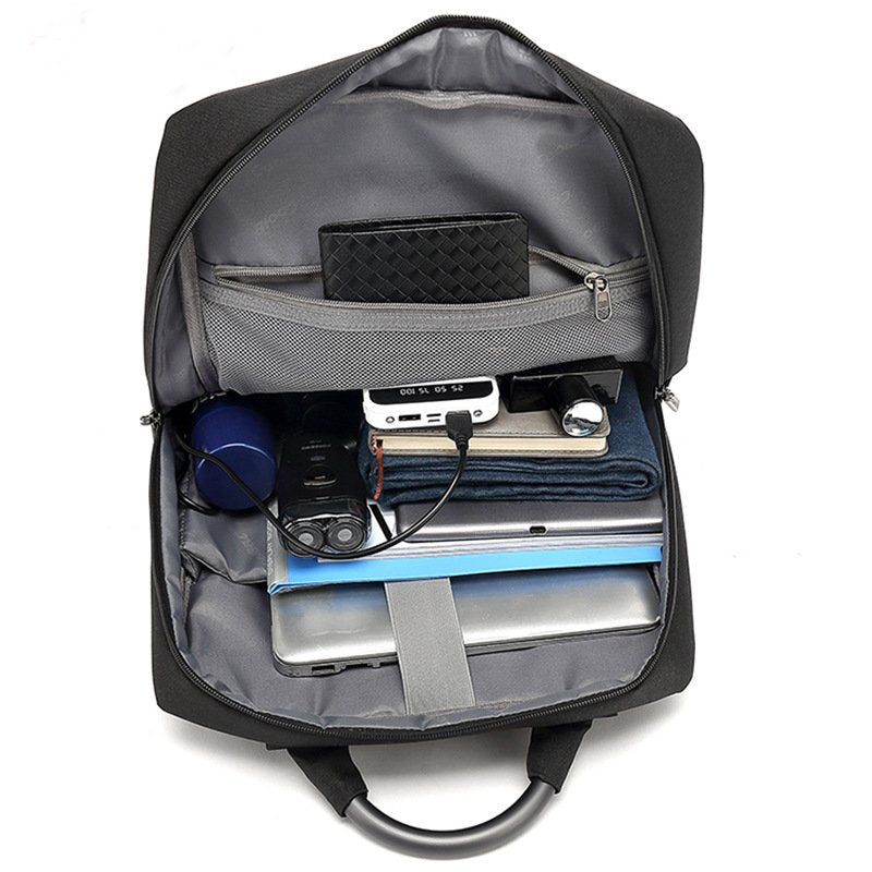 Sleek Black  Business Laptop Backpack – Minimalist & Modern Design