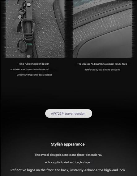 ALIENWARE BRAND LAPTOP BACKPACK 5177
