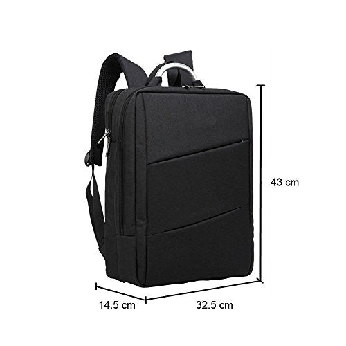 Sleek Black  Business Laptop Backpack – Minimalist & Modern Design