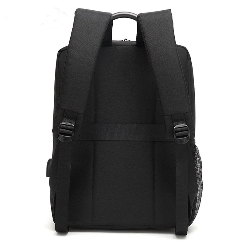 Sleek Black  Business Laptop Backpack – Minimalist & Modern Design
