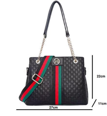 Black Branded Handbag for Women A30 GALAXY BAGS