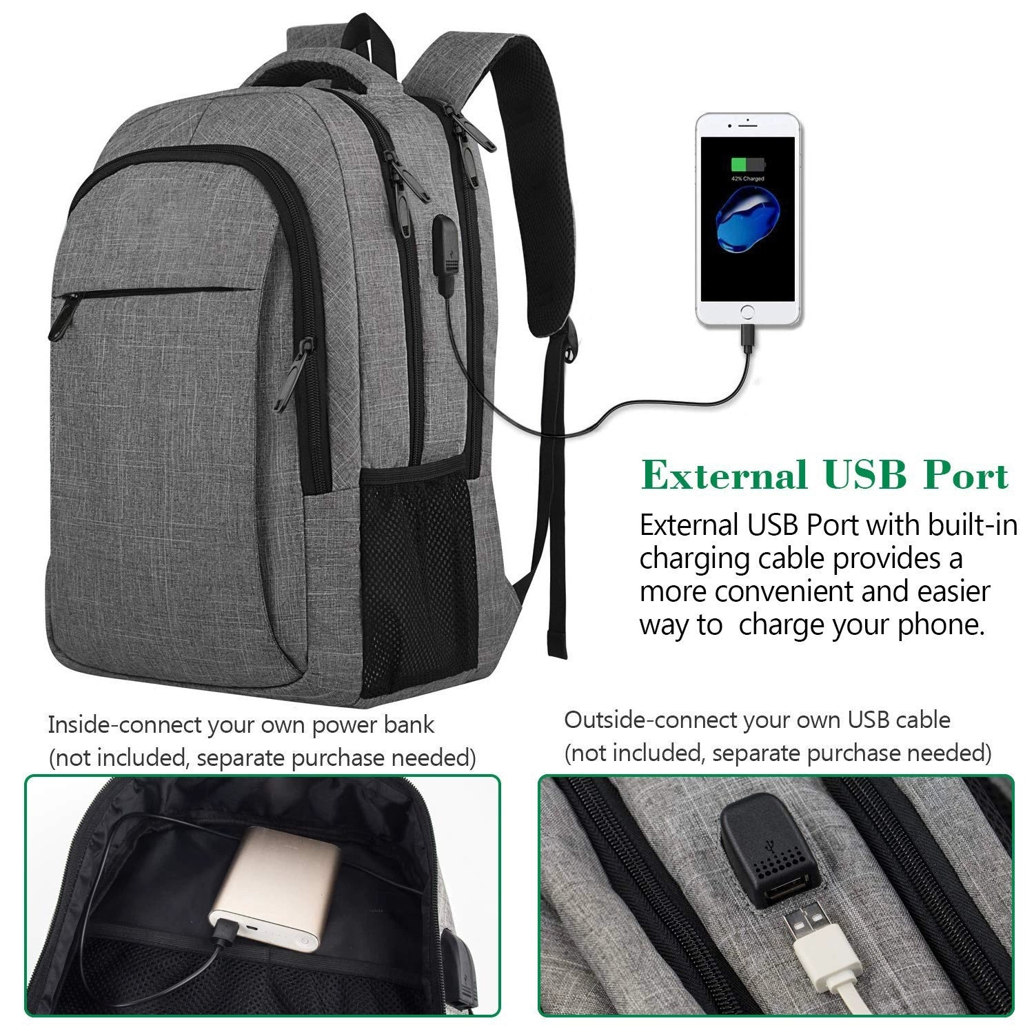 Men's High-End Large-Capacity Business Backpack Travel Laptop Backpack ZK415