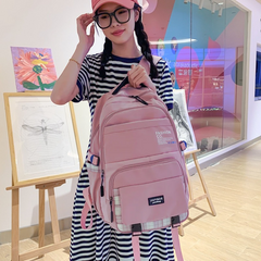 New Large Capacity Student Schoolbag Korean Style Artistic Junior High School Student Backpack ZK423