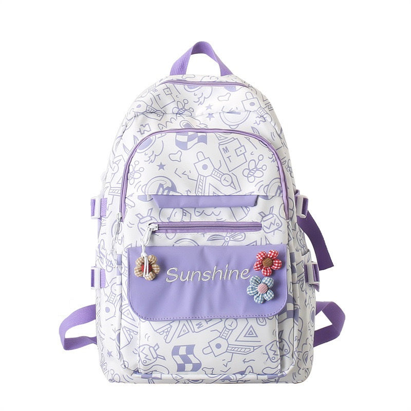 Durable Backpack For Girls 612-5 Galaxy Bags