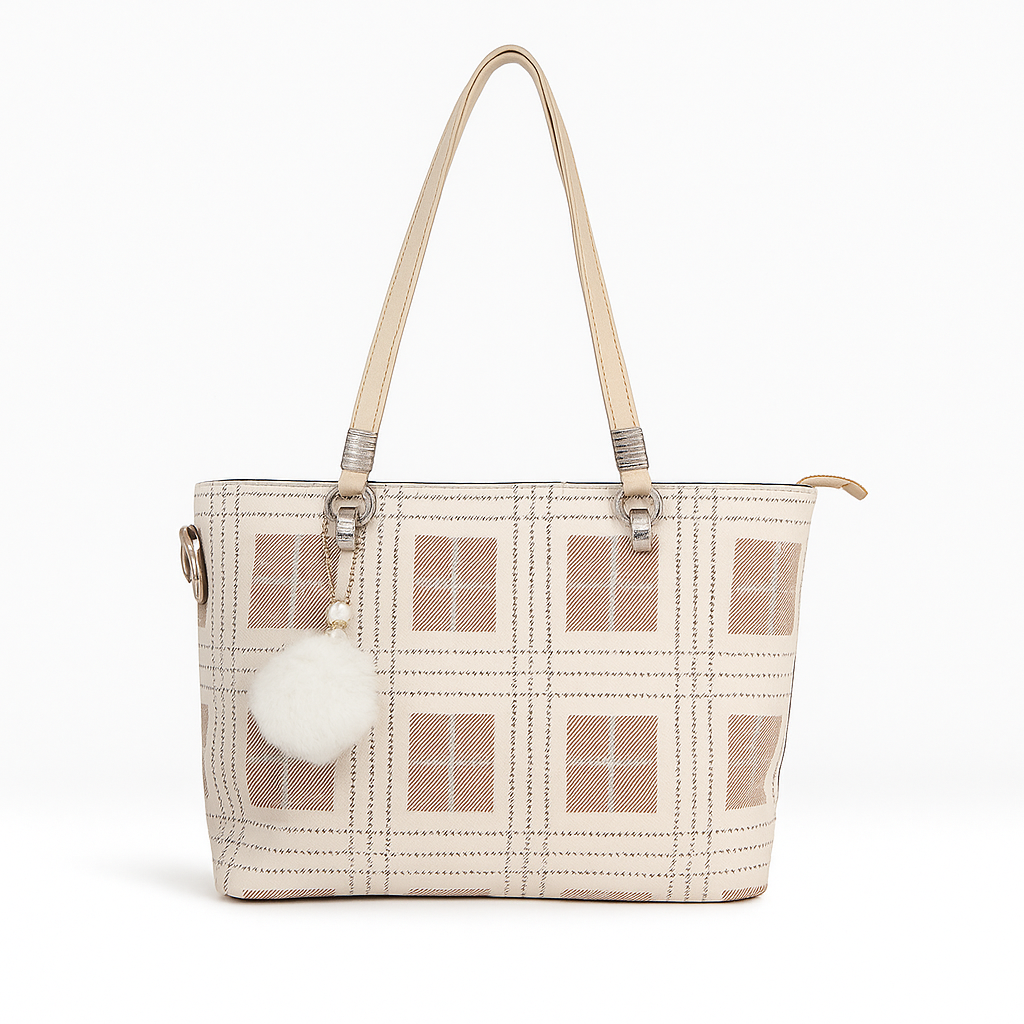 Stylish Check Handbag for Women Daily & Party Use – Luxury Style on Sale  F2036