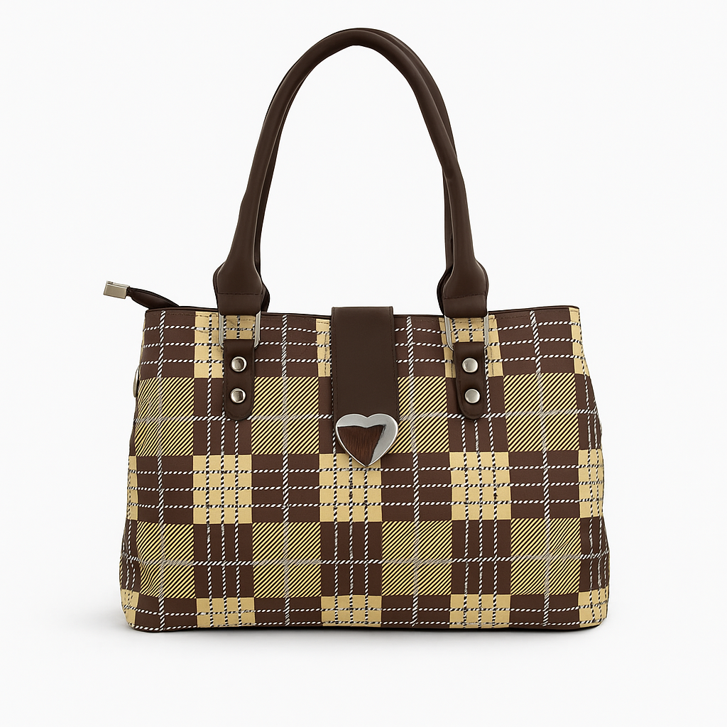 Stylish Check Handbag for Women Daily & Party Use – Luxury Style on Sale  F882