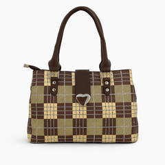 Stylish Check Handbag for Women Daily & Party Use – Luxury Style on Sale  F882