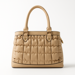 Trendy Bubble Quilted Leather Handbag – Luxury Style on Sale A002