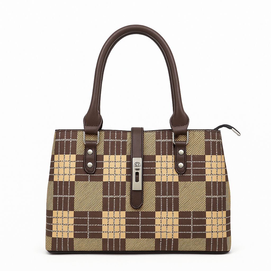 Stylish Check Handbag for Women Daily & Party Use – Luxury Style on Sale  F082