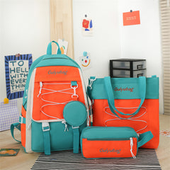 4 Pcs Set Backpack for Girls MJ16 GALAXY BAGS