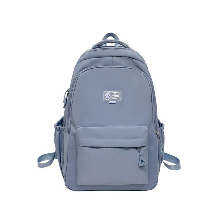 Blue Student Schoolbag Junior High School Boys and Girls Backpack 1688-11